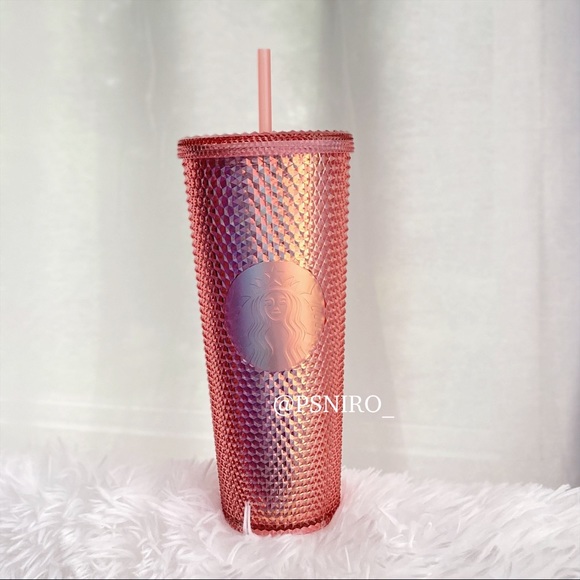 Starbucks Rose Gold and Flamingo Studded Tumblers - Picture 4 of 7
